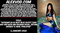Hotkinkyjo in sexy blue outfit fuck her ass with big dragon dildo fisting herself amp anal prolapse Hotkinkyjo in sexy blue outfit fuck her ass with big dragon dildo fisting herself amp anal prolapse