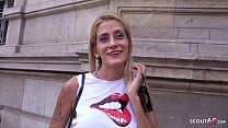 GERMAN SCOUT SKINNY BLONDE LATINA GIRL GABRIELA PICKUP AND FUCK AT STREET CASTING