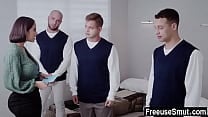 Hot MILF step mom adopts 3 boys from orphanage Hot MILF step mom adopts 3 boys from orphanage