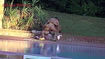 Hot Swimming Pool Sex With Stunning Portuguese Bombshell