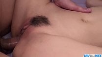 Akubi Yumemi enjoys threesome sex in rough modes More at javhd net