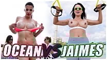 BANGBROS Public Battle Of The GOATs Aletta Ocean VS Franceska Jaimes
