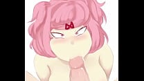 Natsuki Blowjob by lewddoodler