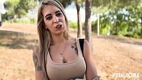 PutaLocura La cachonda canaria Dulce Maylene es pillada y folla en el parque con Torbe