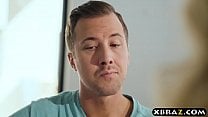 Stepmom shows stepson the ways of sex in the kitchen Stepmom shows stepson the ways of sex in the kitchen
