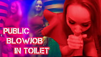 Sexy Slut Sensual Suck Big Dick and Cum Swallow In Nightclub Toilet After Hot Dance Sexy Slut Sensual Suck Big Dick and Cum Swallow In Nightclub Toilet After Hot Dance