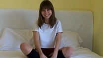 SHAE CELESTINE Cute 19 YO POV Blowjob and Huge Messy Facial