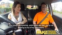 Fake Driving Advanced horny lesson in sweaty messy creampie