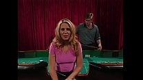 Nasty blonde babe Inari Vachs got her cunt drilled and biscuits whitewashed by casino dealer in room
