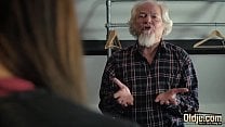Grandpa fucks a beautiful y pussy and gives her oral creampie Grandpa fucks a beautiful y pussy and gives her oral creampie
