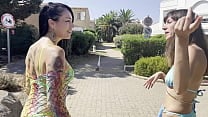 Lesbian duo with Adeline Lafouine anal big dildo fist and double fist for our asses Lesbian duo with Adeline Lafouine anal big dildo fist and double fist for our asses