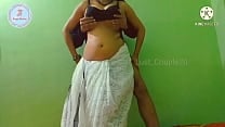 Busty Indian Wife Seducing in White Saree Riding Desperately to Satisfy Her Partner Divya Divine