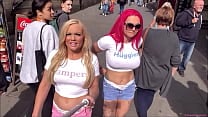 Jessica Morgan Roxi Keogh wear nappies in public May 2022