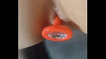 Faccio Giocare Marco su di me con il Plug anale e il dildo nella figa    Fammi godere amore    By MIa  amp  Marco Foxcoupleitalia    