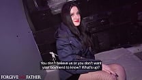 Forgive Me Father   Cheating Czech MILF turned on by danger blowjob and rough sex public pick up
