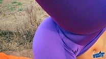 Amazing Body Teen Stretching Big Cameltoe Big Ass Lycras