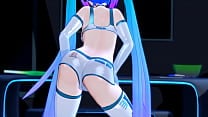 Miku wiggling her hot ass