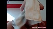 Hot big booty dildo masturbation