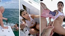 BANGBROS Cuban Hottie Vanessa Sky Gets Rescued At Sea By Jmac