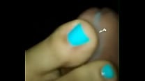 Wifey loves when I nut on her toes Request for Live