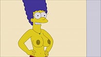 Marge Simpson nude photoshoot