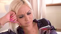 Blonde bombshell Vivienne Nouvelle aka Anina Silk can 039 t wait to suck amp fuck his hard dick GP703