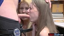 Busty mature stepmom and teen stepdaughter thieves fucked Busty mature stepmom and teen stepdaughter thieves fucked