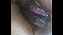 Sexy ebony close up asshole and wet pussy