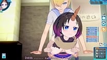 Elma gets fucked by random guy in the public bath Miss Kobayashi Dragon Maid Hentai