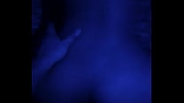 Bhabhi enjoy doggystyle sex in blue light
