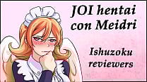 JOI hentai con Meidri Ishuzoku Reviewers voz espa ntilde ola