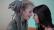 Alternative TEEN gets ANAL fucked and has ORGASM on big toys