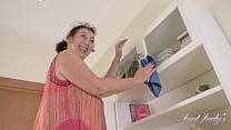 AuntJudys   Cleaning Day with 58yo Busty BBW Amateur GILF Esmerelda