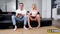 SIS PORN  Girl scuttles stepbro plans but receives cock deep down the depths of muff