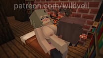 Big tits Caesar HSR gets creampied   Minecraft