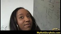 Ebony gloryhole blowjob 17