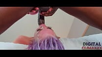 Purple Hair PAWG Madi Gets Dick Down good by her 1st BBC