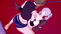 Excellen Browning and Az Sainklaus and Nine and Chitose Kisaragi intense futanari sex Super Robot Wars IMPACT amp 30 amp V Hentai Excellen Browning and Az Sainklaus and Nine and Chitose Kisaragi intense futanari sex Super Robot Wars IMPACT amp 30 amp V Hentai