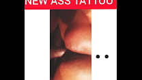NPLEASURES SHOWING OFF HER NEW ASS TATTOO NPLEASURES SHOWING OFF HER NEW ASS TATTOO
