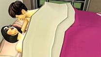Japanese Step mom and virgin step son share the same bed at the hotel room on a business trip Japanese Step mom and virgin step son share the same bed at the hotel room on a business trip