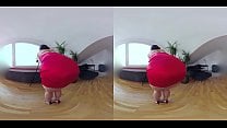 Czech VR 345   Hot Slut in Tight Red Dress Riding Cock