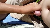 Girl Masturbates boyfriend on a public beach Girl Masturbates boyfriend on a public beach