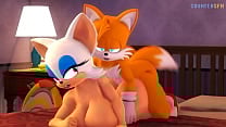 tails se coge a rouge bien rico en la cama suscribete
