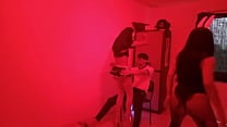 We danced an erotic dance for an effeminate man and in the end he almost decided to have sex with us both We danced an erotic dance for an effeminate man and in the end he almost decided to have sex with us both