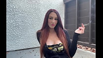 Italian Big tits milf Artemisia Love outdoor smoking sesh Italian Big tits milf Artemisia Love outdoor smoking sesh