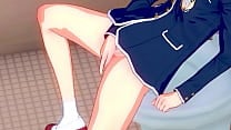 Hentai girl masturbating in the school 039 s bathroom Hentai girl masturbating in the school 039 s bathroom