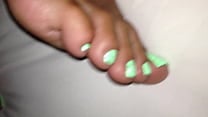Cum on wifes s  feet
