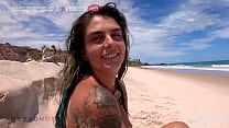 Sexo em p uacute blico Dread Hot sentando na praia Quase fomos pegos