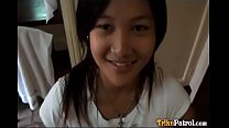 Very Asian Super Cute and innocent looking Pinay babe sucks and fucks like a pro ft Irish