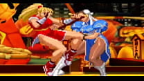 Ryona Cat Fight Maki destroy Chun li capcom vs snk 2